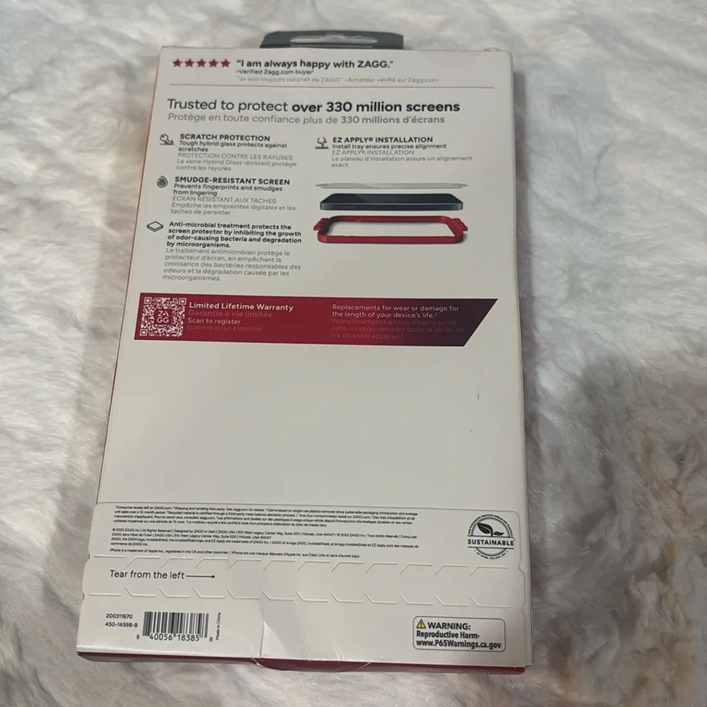 InvisibleShield Fusion Privacy Anti-Glare Samsung Galaxy S24+ Screen Protector